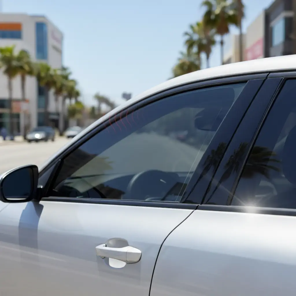 Window Film On Car