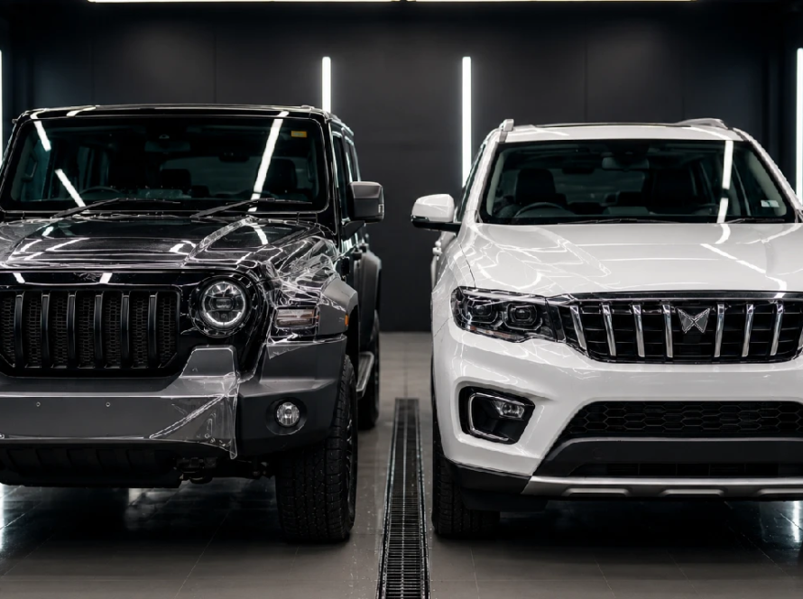 Image of PPF applied on 2 SUVs