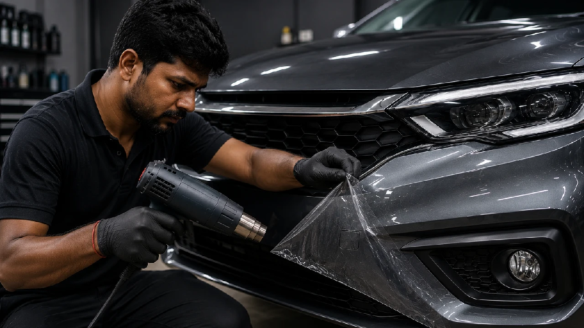 technician-removing-car-ppf-with-heat-gun