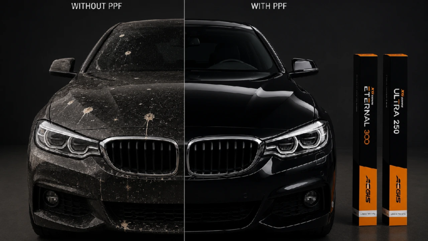 car-with-aegis-ppf-and-without-ppf