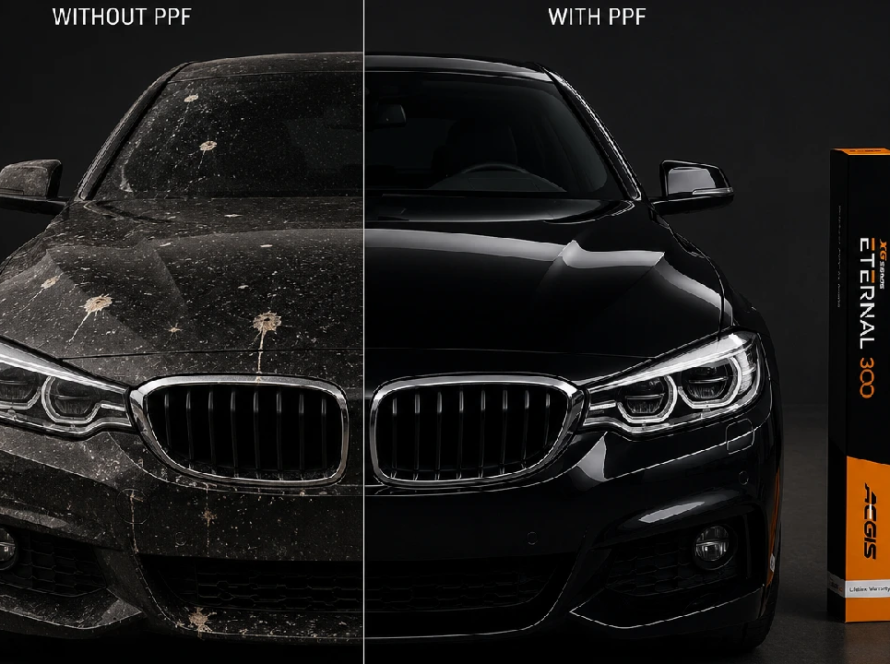 car-with-aegis-ppf-and-without-ppf