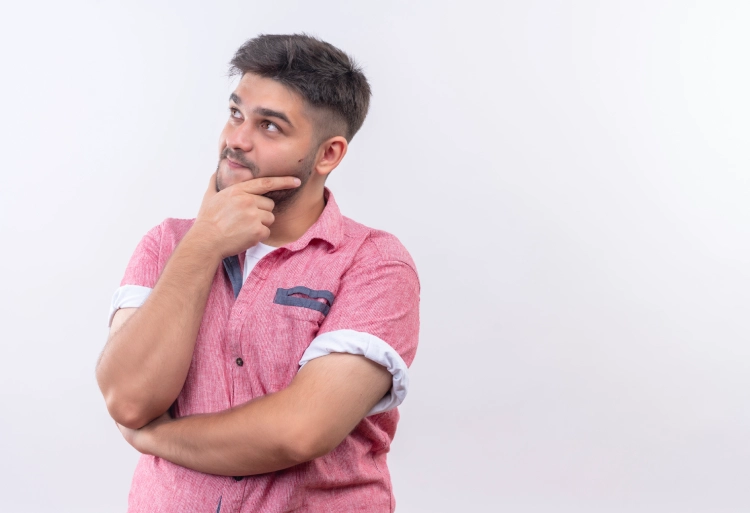 Image of a Man Thinking