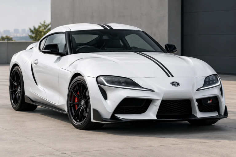 bonnet and roof stripes