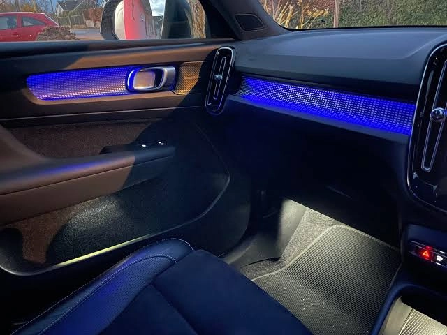 light modification in footwell and door pocket